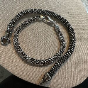 Made in Italy sterling silver bracelet set